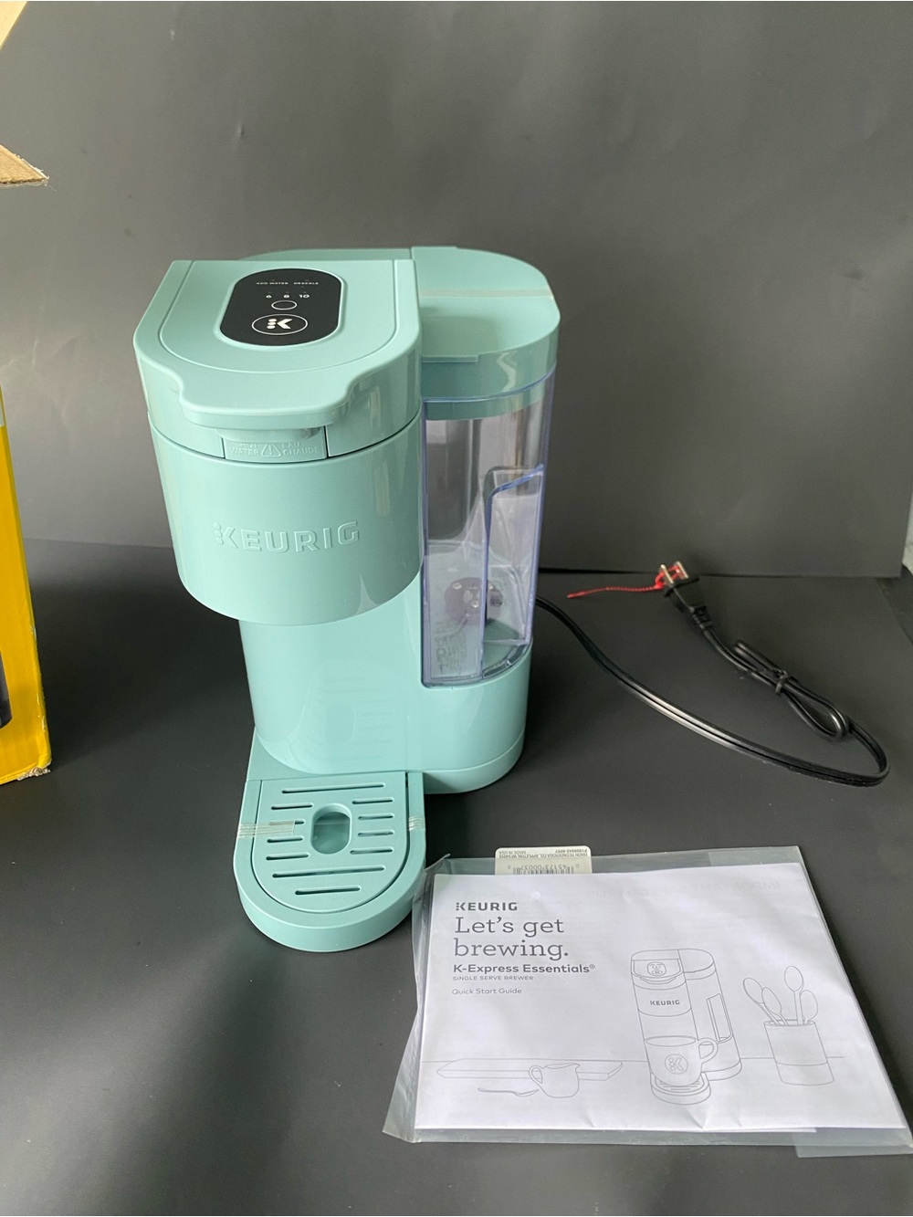 Keurig K-Mini Go Coffee Maker Single-Serve 8-12oz, Mint Green